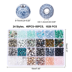 24 Style Natural Gemstone Beads&nbsp;G-GA0001-61