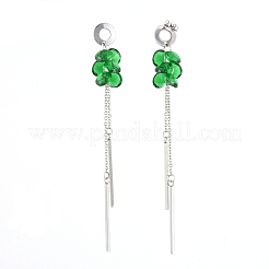 304 Stainless Steel Dangle Stud Earring&nbsp;EJEW-JE04140