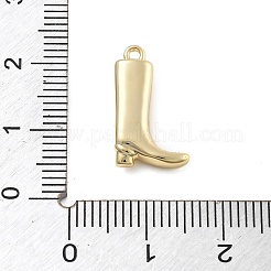 Brass Micro Pave Clear Cubic Zirconia Pendants&nbsp;KK-D283-34G-01