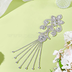 Flower Glass Rhinestone Appliques&nbsp;DIY-WH0671-032