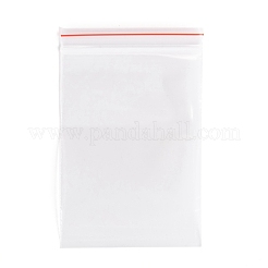 再封可能なプラスチック製包装袋  トップシール  セルフシールバッグ  長方形  透明  9x6cm  片側の厚さ：2ミル（0.05mm）&nbsp;OPP-Q002-6x9cm