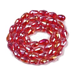 Transparent Electroplate Glass Beads Strands&nbsp;LS-EGLA-N013-T10mm-B12