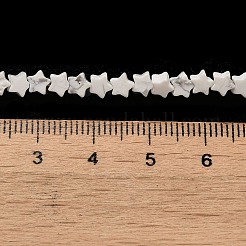 合成ハウライトビーズ連売り  スター  6x5.5x2mm  穴：0.8mm  約75個/連  14.57インチ（37cm）&nbsp;G-G085-B33-02