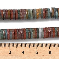 天然石オーシャンジャスパービーズ連売り  ディスク  ヒシビーズ  8x1~1.5mm  穴：1.2mm  約304個/連  15.16''（38.5センチメートル）&nbsp;G-G329-B08-8x1mm