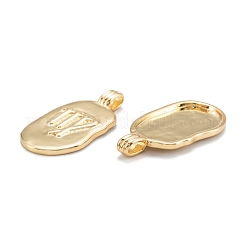 Brass Pendants&nbsp;KK-O140-20G