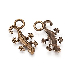 Tibetan Style Alloy Pendants&nbsp;TIBEP-21055-AB-FF