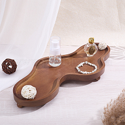 Wooden Cloud-Shaped Decorative Tray&nbsp;AJEW-WH0752-644B