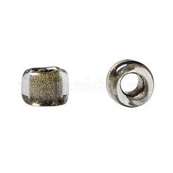 TOHOラウンドシードビーズ  日本製シードビーズ  （262)つの内側のカラークリスタル/レモンの裏地  15/0  1.5mm  穴：0.7mm  約3000個/10g&nbsp;X-SEED-TR15-0262