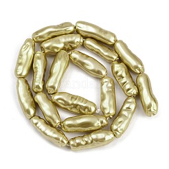 Electroplated Glass Beads Strands&nbsp;GLAA-H039-03C