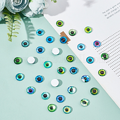 100 Pcs 50 Style Glass Cabochons&nbsp;GLAA-PH0001-85