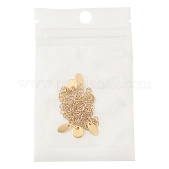 6Pcs 2 Style 304 Stainless Steel Chain Extender&nbsp;STAS-FS0001-17G