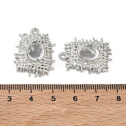 Alloy Glass Pendants&nbsp;GL-CBAAD3F-01P