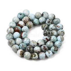 Natural Larimar Beads Strands&nbsp;GG-CBA19D6-A01-8mm