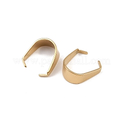 304ステンレススチールスナップオンベイル  イオンプレーティング（ip）  18KGP本金メッキ  9.5x5mm&nbsp;STAS-C135-01C-G
