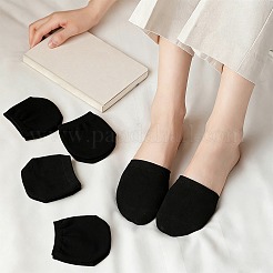 女性用ポリコットンハーフソックス  ブラック  115x85x1.5mm&nbsp;FIND-WH20020-214C