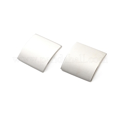 304 Stainless Steel Square Stud Earrings for Women&nbsp;EJEW-U020-16G