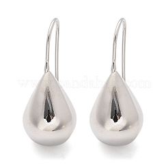 Teardrop Brass Dangle Earrings&nbsp;EJEW-B132-06P