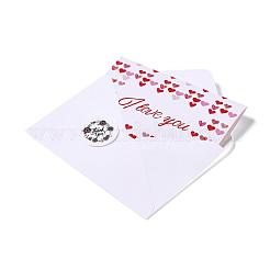 Rectangle Paper Greeting Cards&nbsp;DIY-F096-01