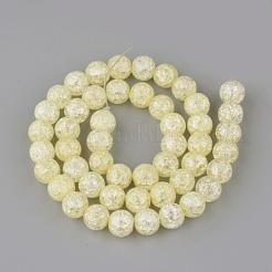 Synthetic Crackle Quartz Beads Strands&nbsp;GLAA-S134-8mm-06