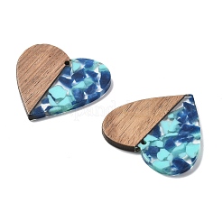 Resin and Walnut Pendants&nbsp;LS-FIND-R051-09H