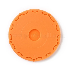 ヨーヨーメーカーツール  DIY生地針編み花用  ラウンド  オレンジ  90x6.3mm&nbsp;DIY-H120-A01-02