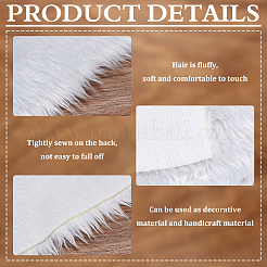Faux Rabbit Fur Polyester Fabric&nbsp;DIY-WH0504-258D