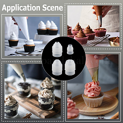 12Pcs 4 Styles Plastic Icing Piping Bag Nozzle Converter&nbsp;KY-SP0001-43