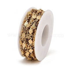 304 Stainless Steel Flower Link Chains&nbsp;CHS-P025-03G