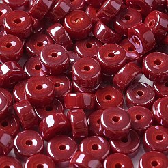Opaque Colours Luster Glass Seed Beads&nbsp;SEED-E001-P3x6mm-A12