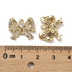 Brass Micro Pave Cubic Zirconia Pendants&nbsp;LS-KK-B142-35G