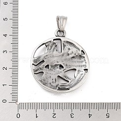 Retro 304 Stainless Steel Pendants&nbsp;STAS-I205-14AS