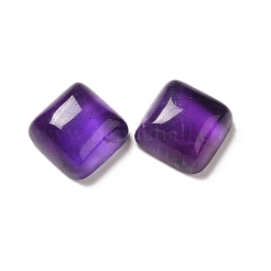 天然石アメジストカボション  正方形  12x12x6.5mm&nbsp;G-H282-04B