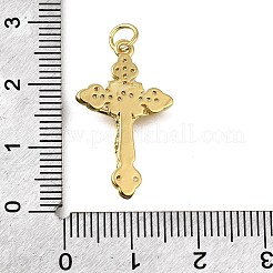 Brass Micro Pave Cubic Zirconia Pendants&nbsp;X-KK-S523-13G
