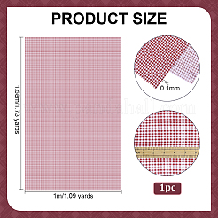 Tartan Cotton Fiber Fabric&nbsp;DIY-WH0504-685F
