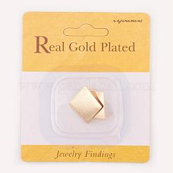 Brass Ear Stud Findings&nbsp;X-KK-S345-018