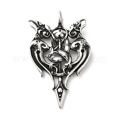 304 Stainless Steel Manual Polishing Pendants&nbsp;STAS-G274-29AS