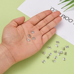 Anti-Tarnish Rhodium Plated 925 Sterling Silver Ear Nuts&nbsp;STER-K167-041P