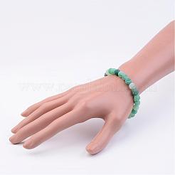 Natural Weathered Agate(Dyed) Stretch Beads Bracelets&nbsp;BJEW-JB02513-03