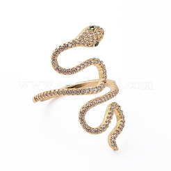 Adjustable Brass Finger Rings&nbsp;X-RJEW-G096-40G