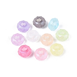 Transparent Acrylic European Beads&nbsp;OACR-Q200-13