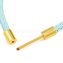 Braided Steel Wire Bracelet Making&nbsp;KK-CBA6056-03F-G