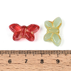 Baking Paint Transparent Glass Beads&nbsp;DGLA-N018-27