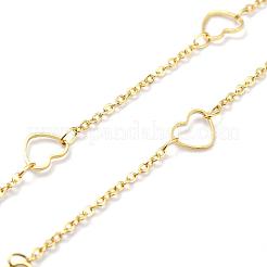 Handmade Brass Cable Chains&nbsp;CHC-E020-02G