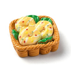 Fried Chip Doughnut Theme Opaque Resin Imitation Food Decoden Cabochons&nbsp;RESI-S392-02B