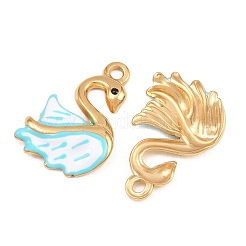 304 Stainless Steel Enamel Pendants&nbsp;STAS-G398-20G-03
