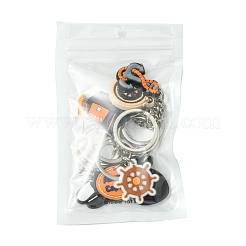 8Pcs 8 Styles Cartoon PVC Pendant Keychain&nbsp;KEYC-FS0001-07
