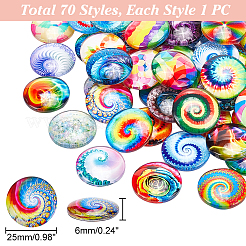 Glass Cabochons&nbsp;GLAA-PH0002-17