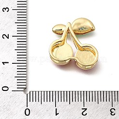 Brass Enamel Slide Charms&nbsp;KK-Z125-15C-G