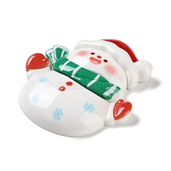 Christmas Theme Opaque Resin Cabochons&nbsp;LS-RESI-F053-A04