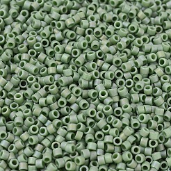 MIYUKIデリカビーズ  シリンダー  日本製シードビーズ  11/0  （db2310)マット不透明グレーズピスタチオab  1.3x1.6mm  穴：0.8mm  約2000個/10g&nbsp;X-SEED-J020-DB2310